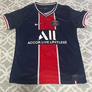 Paris Saint-Germain PSG Mbappe #7 Soccer‎ Jersey Nike Dri-FIT Football Shirt